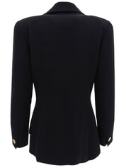 1993 CC mark button double-breasted jacket in black