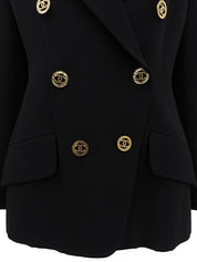 1993 CC mark button double-breasted jacket in black