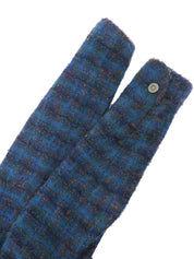 1997 Tweed CC Mark Button Collarless Jacket Multi