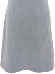 トリムデザインCCマーク刺繍ノースリーブワンピース グレー/マルチ