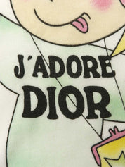 ジョン・ガリアーノ期 キャラクタープリント半袖Tシャツ アイボリー/マルチ