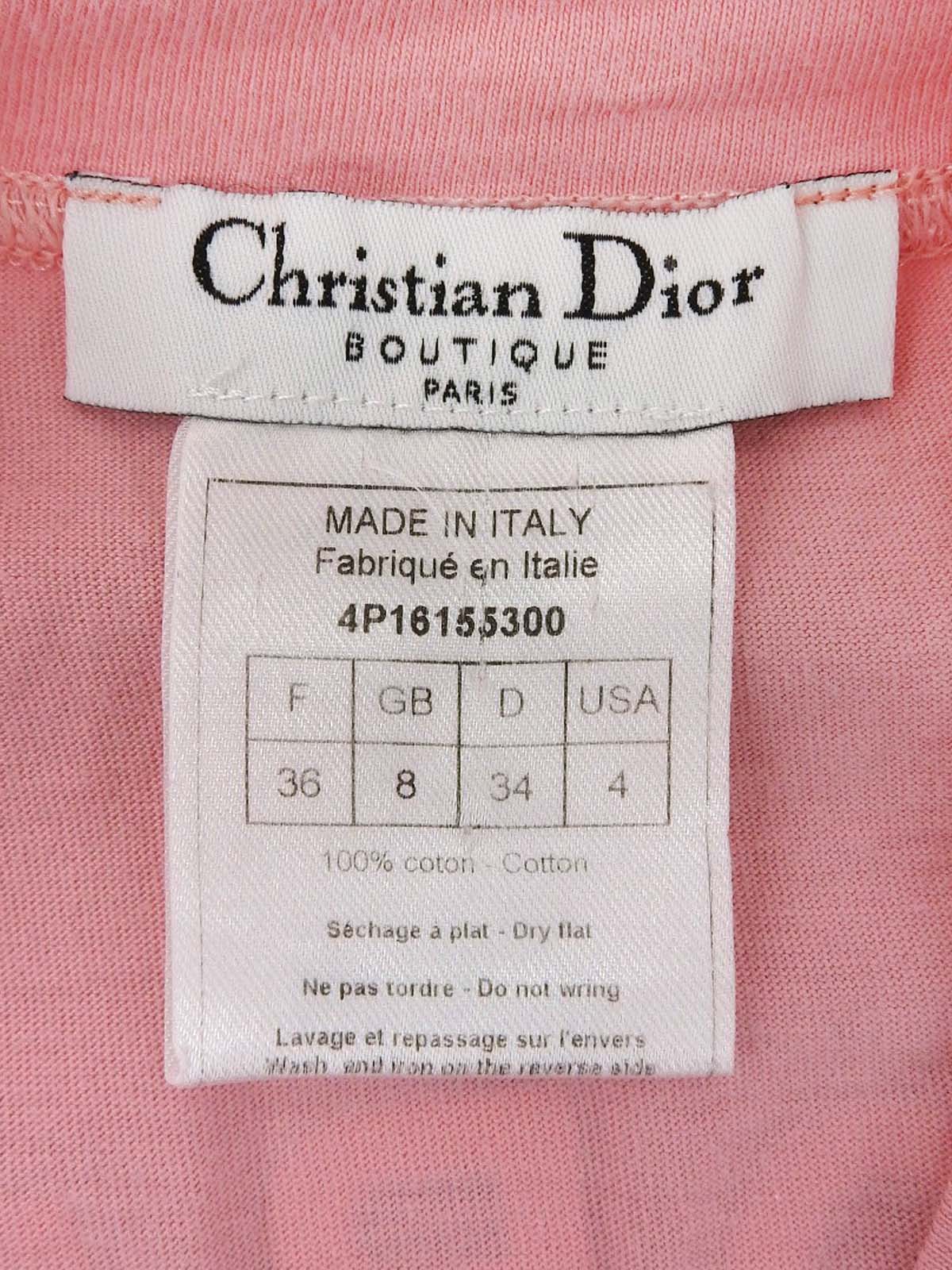 ロゴノースリーブトップス ピンク