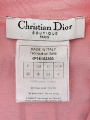 ロゴノースリーブトップス ピンク