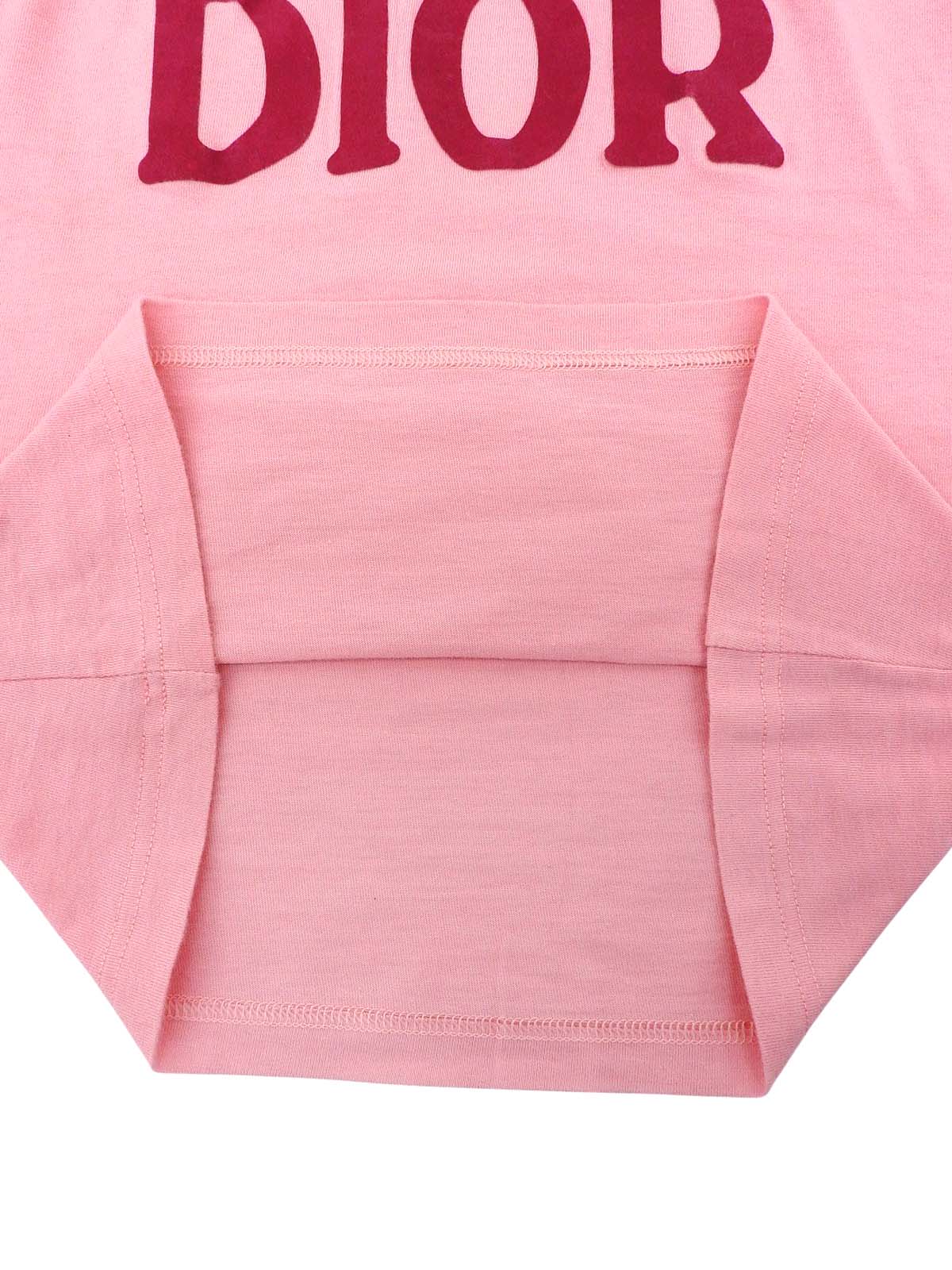 ロゴノースリーブトップス ピンク