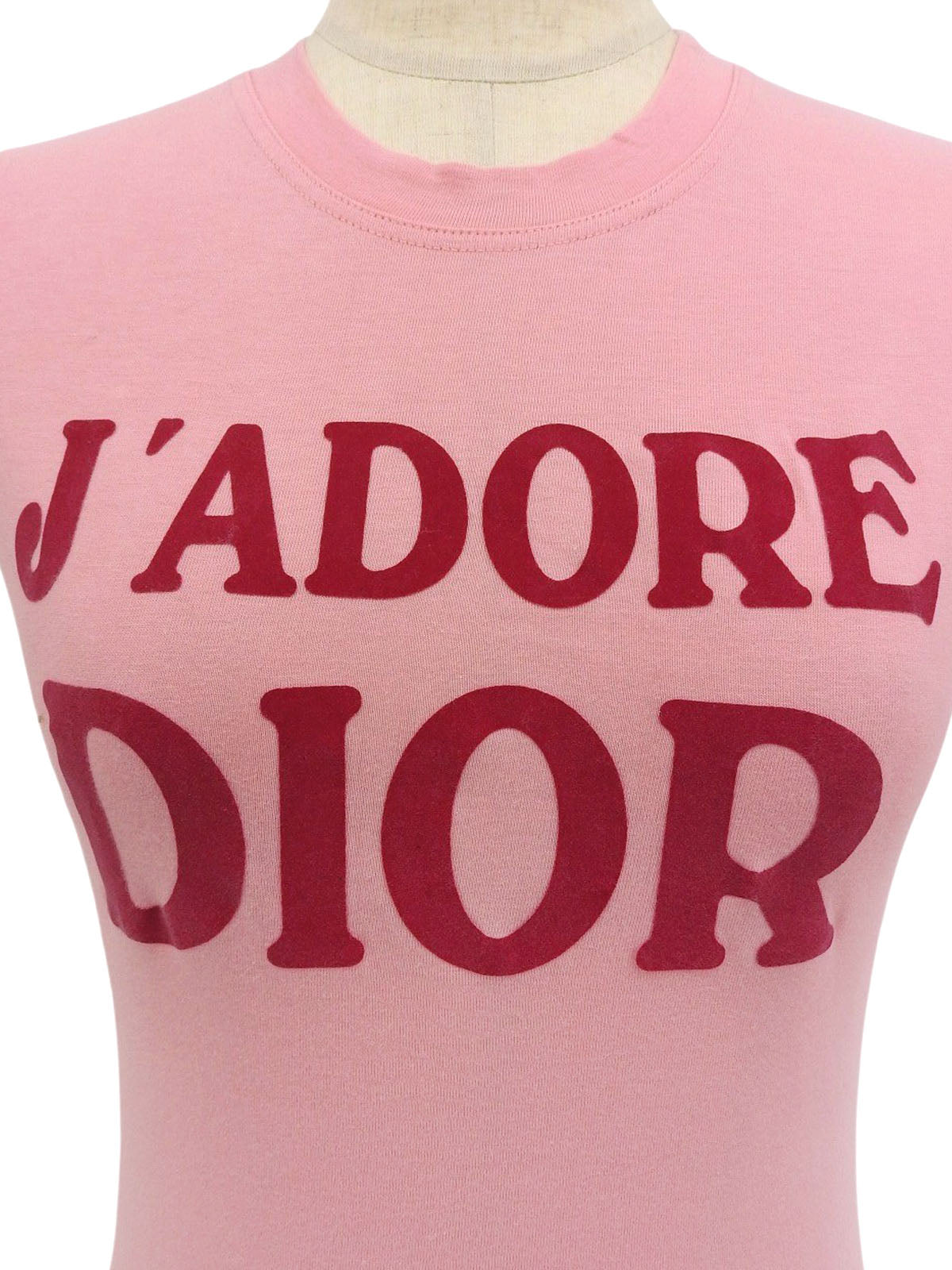 ロゴノースリーブトップス ピンク