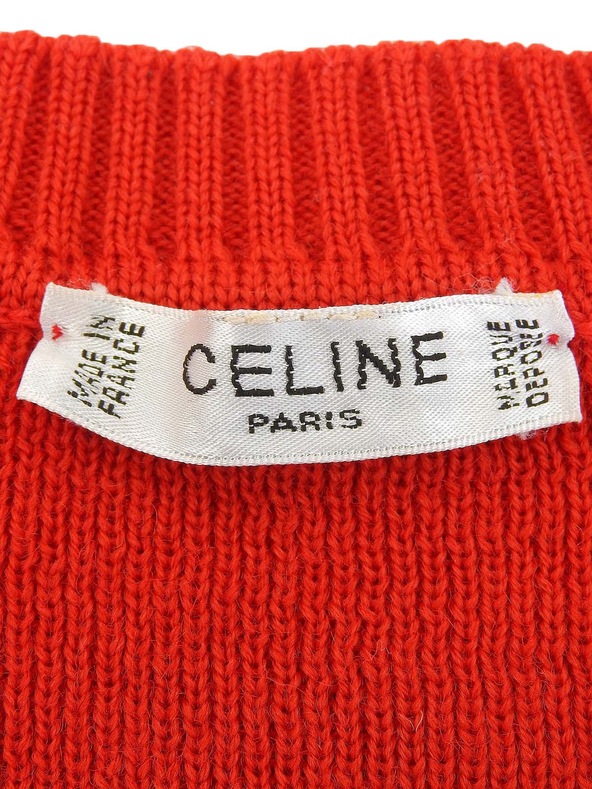 Logo Emblem Patch Cardigan Red