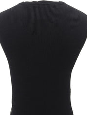 2003 Mesh CC Mark Sleeveless Top Black