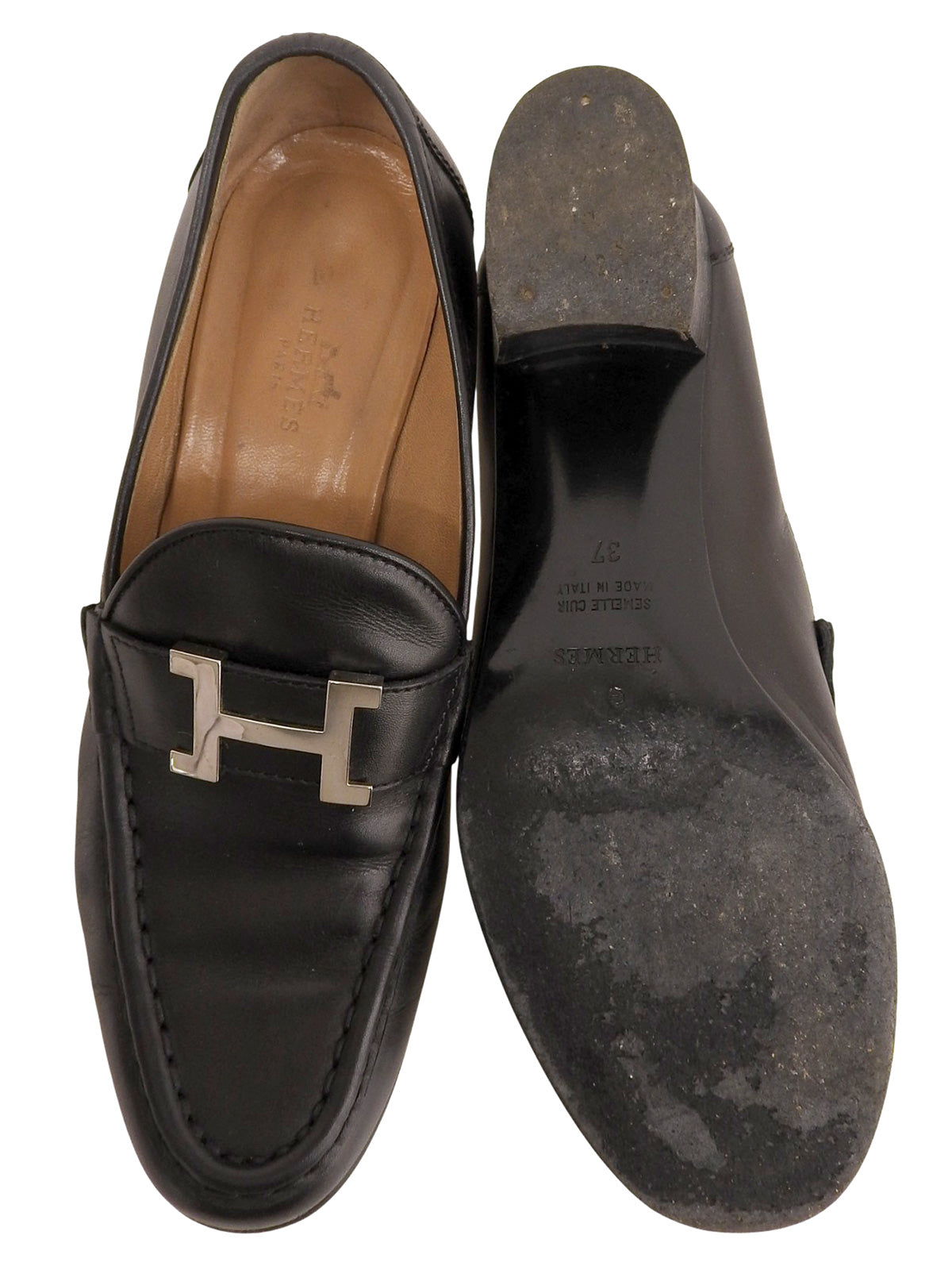 コンスタンスローファー ブラック