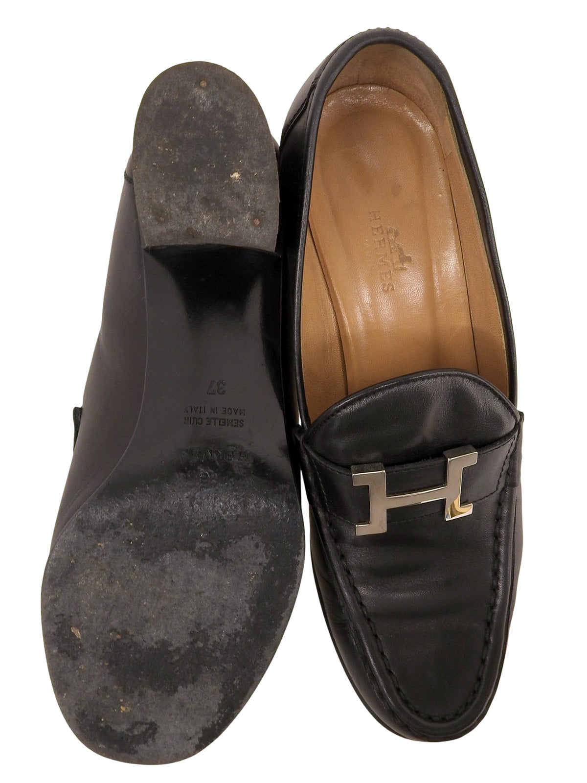 コンスタンスローファー ブラック