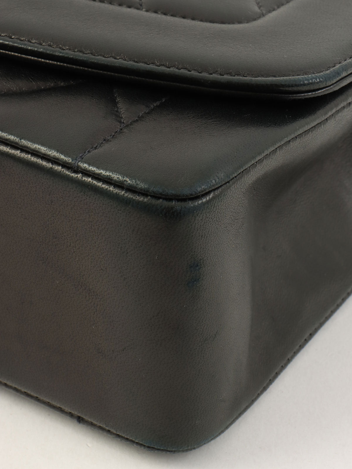 1992 Diana Flap Chain Bag 25cm Black