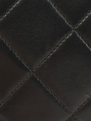 1992 Diana Flap Chain Bag 25cm Black