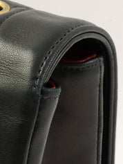 1992 Diana Flap Chain Bag 25cm Black