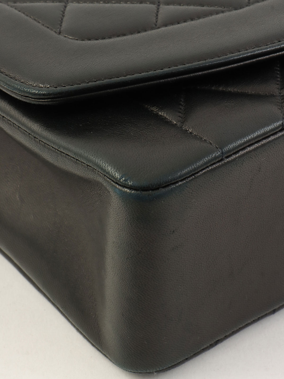 1992 Diana Flap Chain Bag 25cm Black