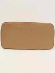2005 Caviar Skin CC Mark Stitch Reprint Tote Bag, Beige