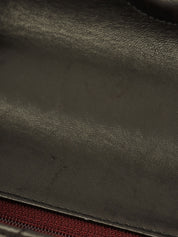 Circa 1995 CC Turnlock Plastic Chain Shoulder Bag in Black/Brown