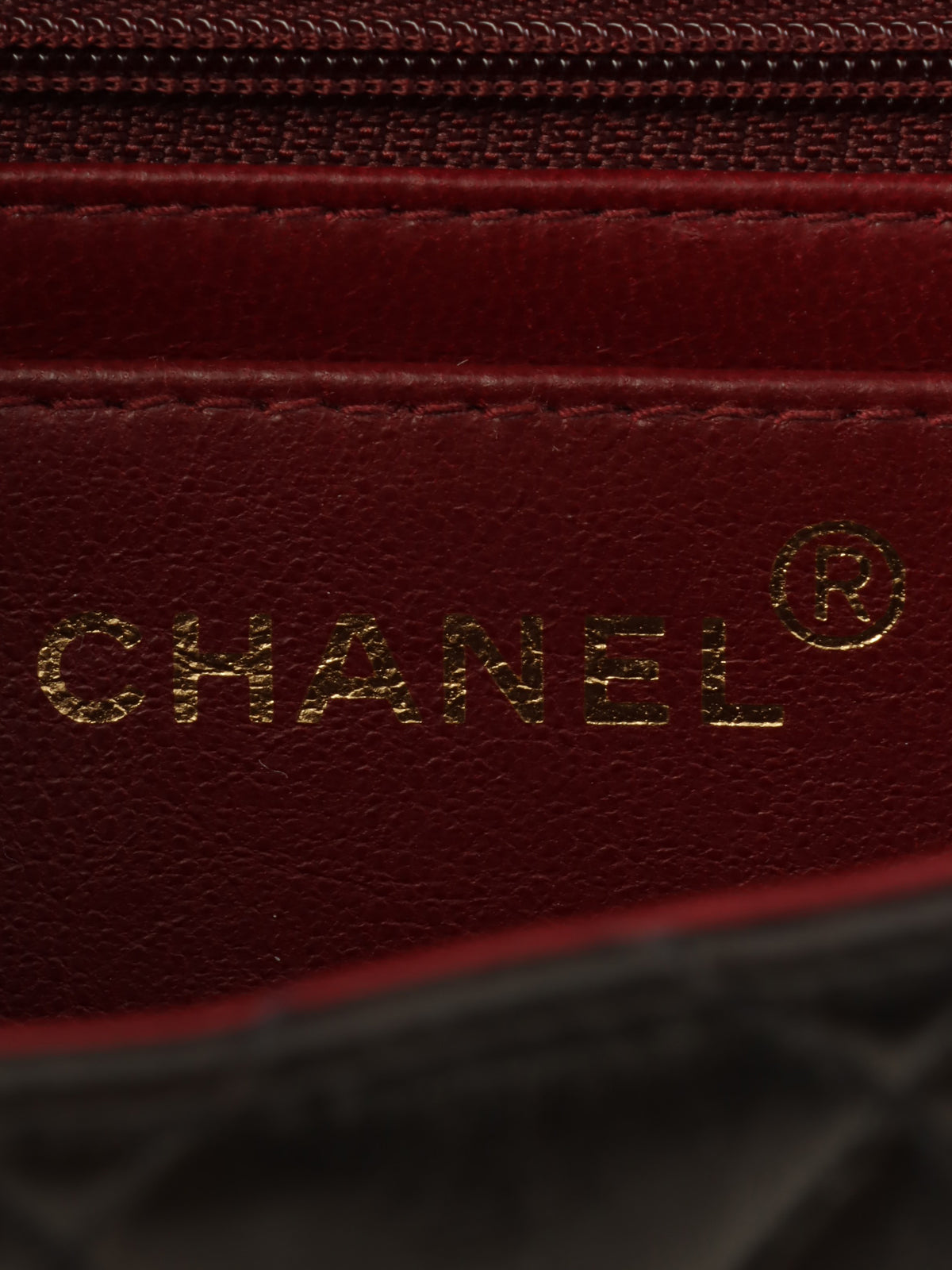 Circa 1995 CC Turnlock Plastic Chain Shoulder Bag in Black/Brown