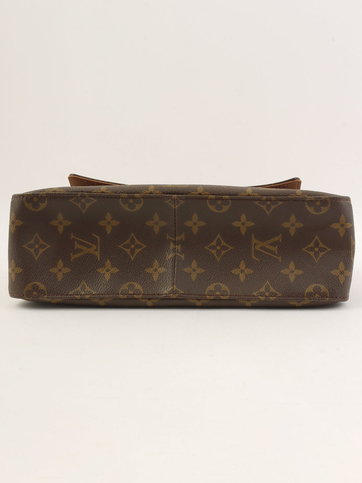 2001年Monogram Mini Looping帆布棕色