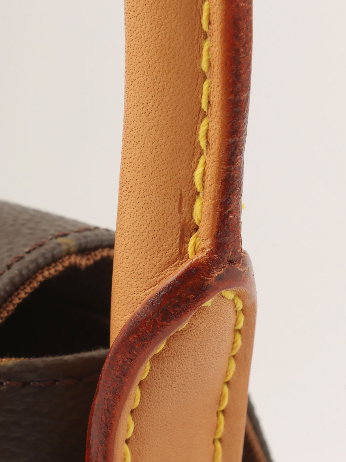 2001年Monogram Mini Looping帆布棕色