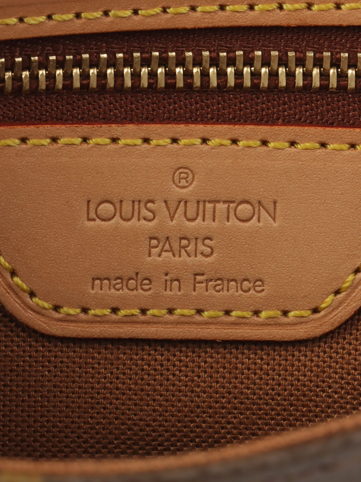 2001年Monogram Mini Looping帆布棕色