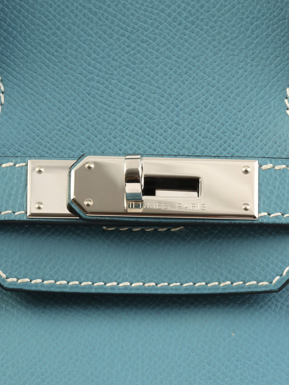 2007 年款 Birkin 30 蓝色牛仔