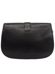 Logo Plate Shoulder Bag Black