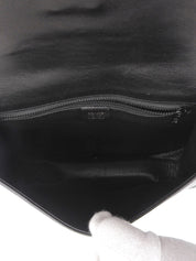 Logo Plate Shoulder Bag Black