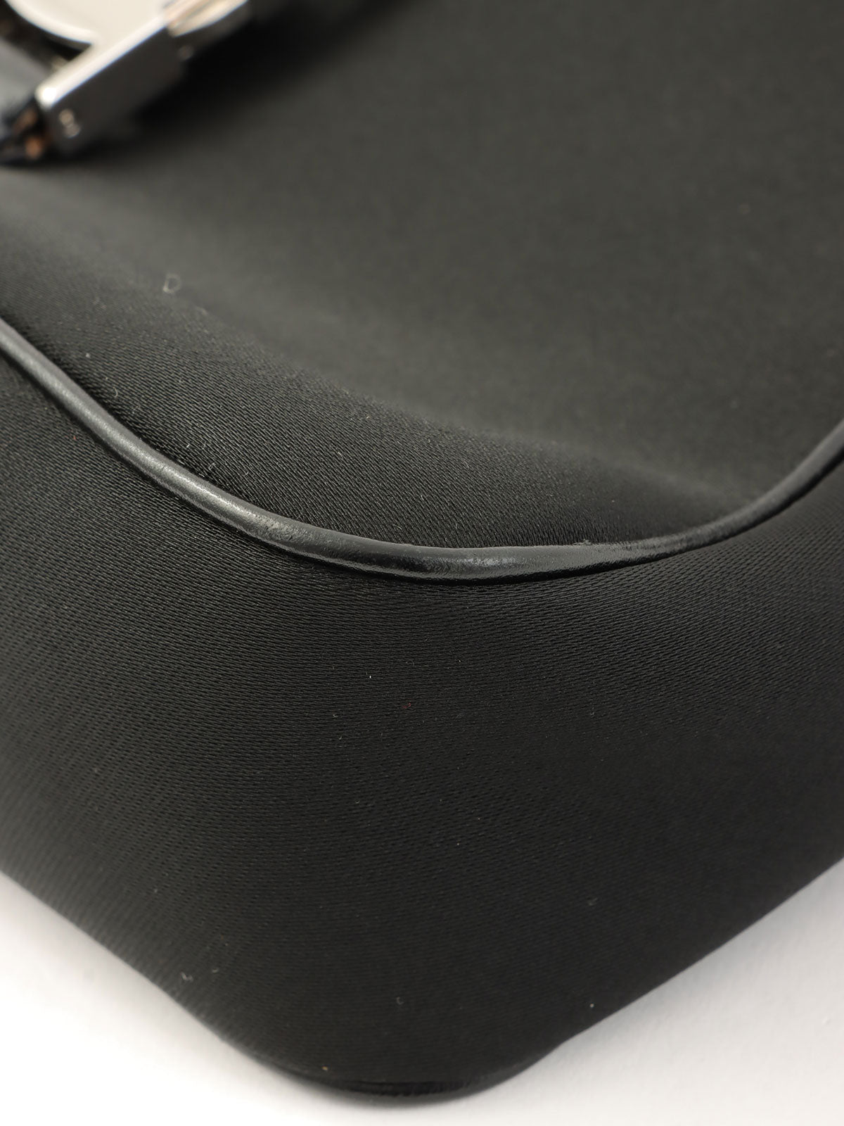 Nylon Varaplate One-Shoulder Bag in Black