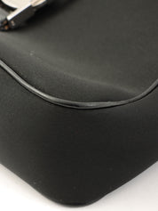 Nylon Varaplate One-Shoulder Bag in Black