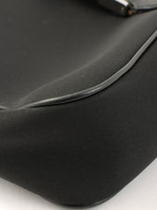 Nylon Varaplate One-Shoulder Bag in Black