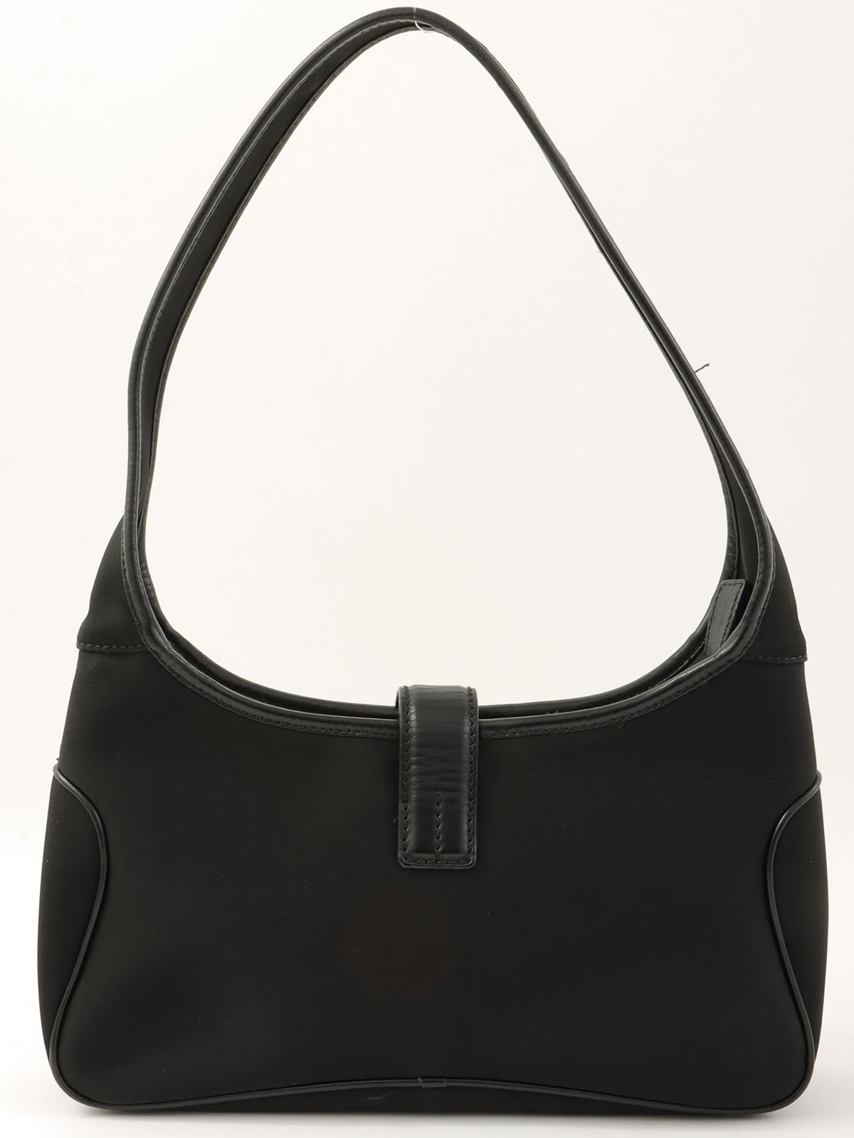 Nylon Varaplate One-Shoulder Bag in Black