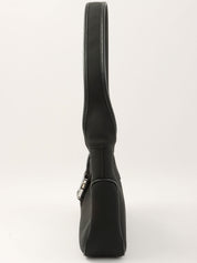 Nylon Varaplate One-Shoulder Bag in Black