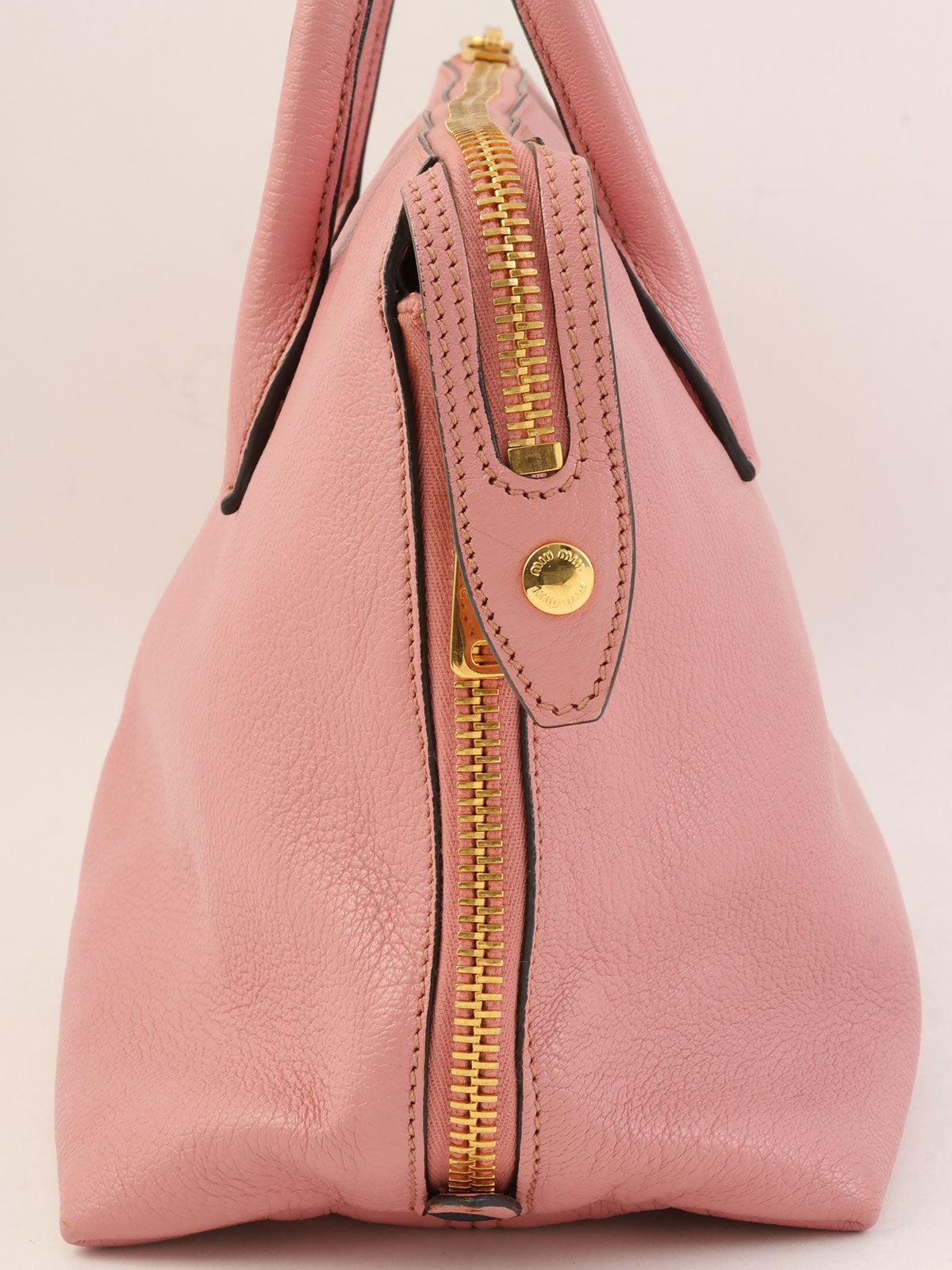 Logo Plate 2-Way Bag Pink