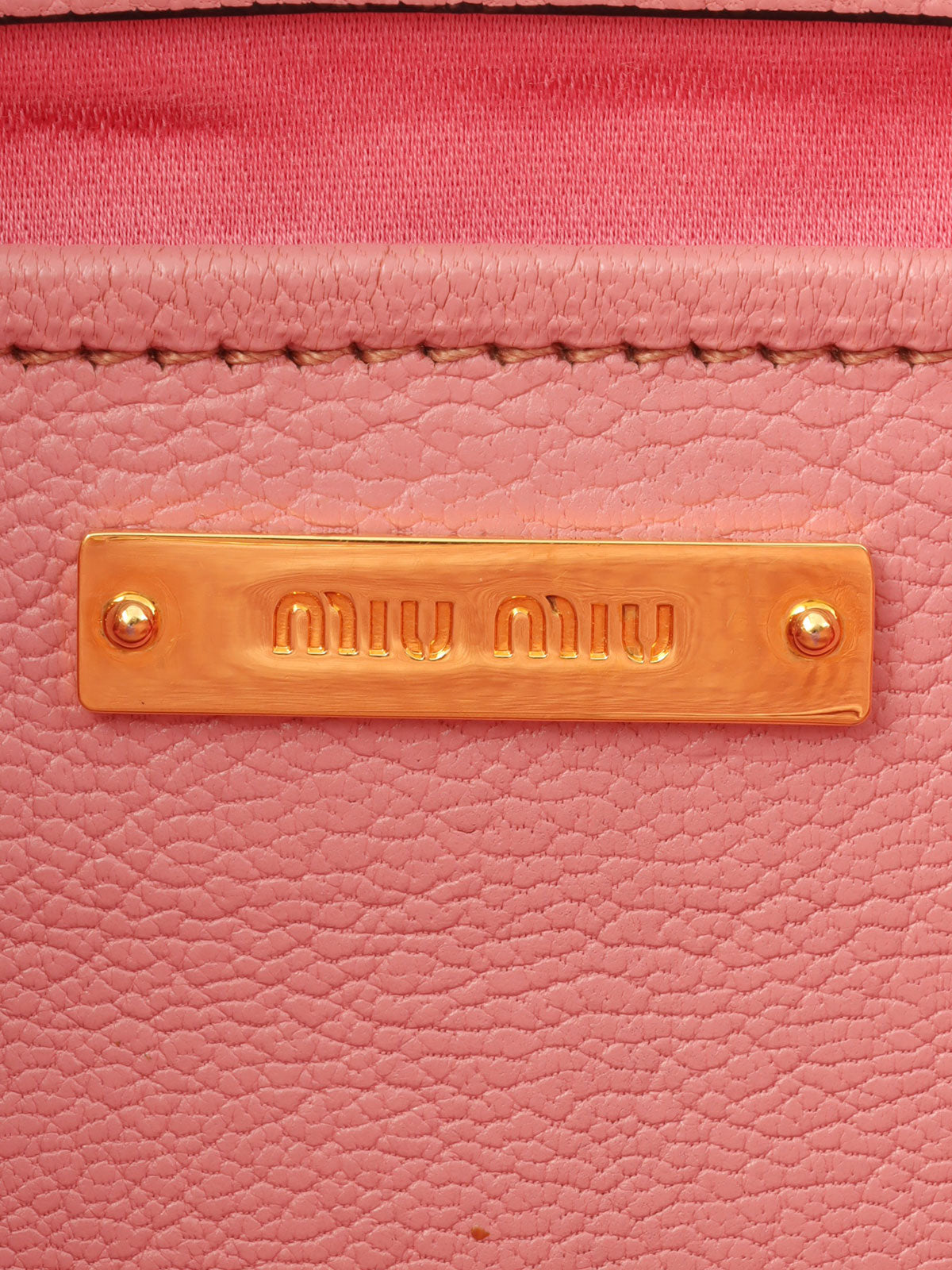 Logo Plate 2-Way Bag Pink