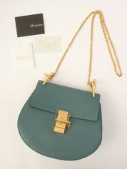 Drew Chain Shoulder Bag Blue