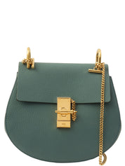 Drew Chain Shoulder Bag Blue