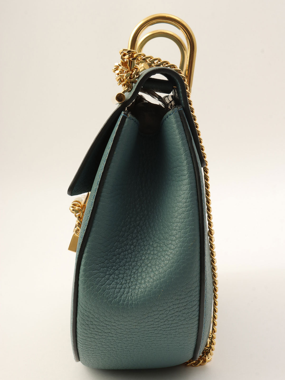 Drew Chain Shoulder Bag Blue