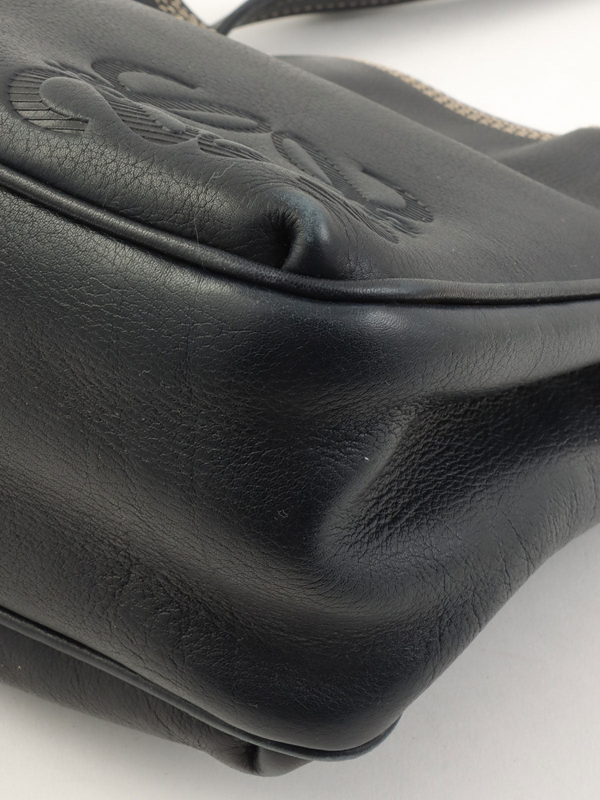 Anagram 压纹手提袋 海军蓝