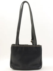 Anagram 压纹手提袋 海军蓝