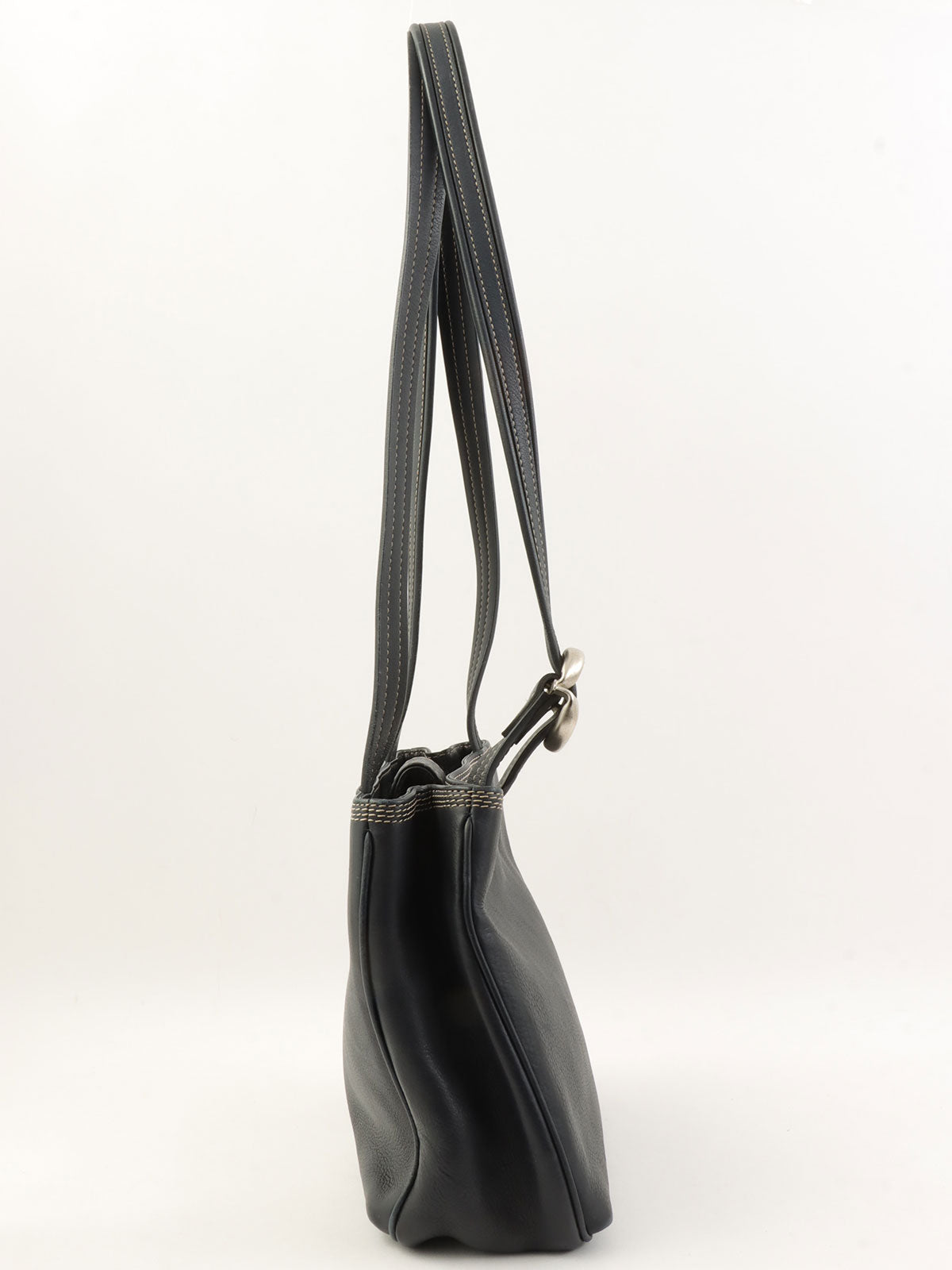 Anagram 压纹手提袋 海军蓝