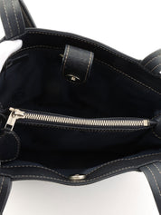 Anagram 压纹手提袋 海军蓝