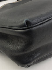 Anagram Embossed Tote Bag Navy