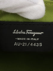 黑色 Gancini 图案手提包