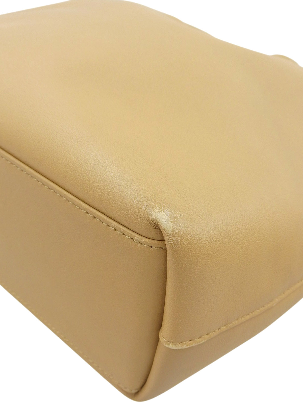 Maris Pearl Logo Plate 手提包 米色