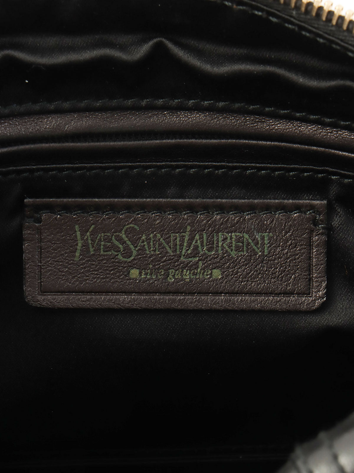 Lace-up Ring Handbag in Black