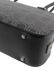 ガンチーニパターンハンドバッグ ブラック