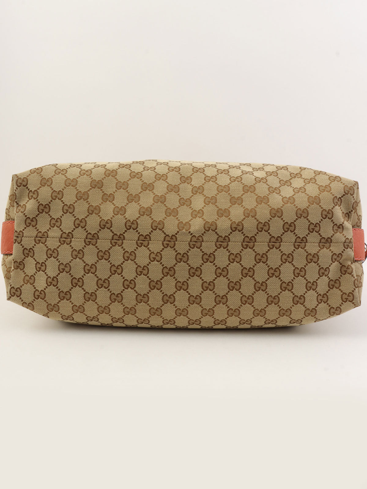 Canvas GG Pattern Tote Bag Beige/Salmon Pink