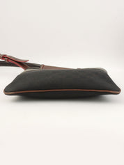 アナグラムパターンショルダーバッグ ブラック