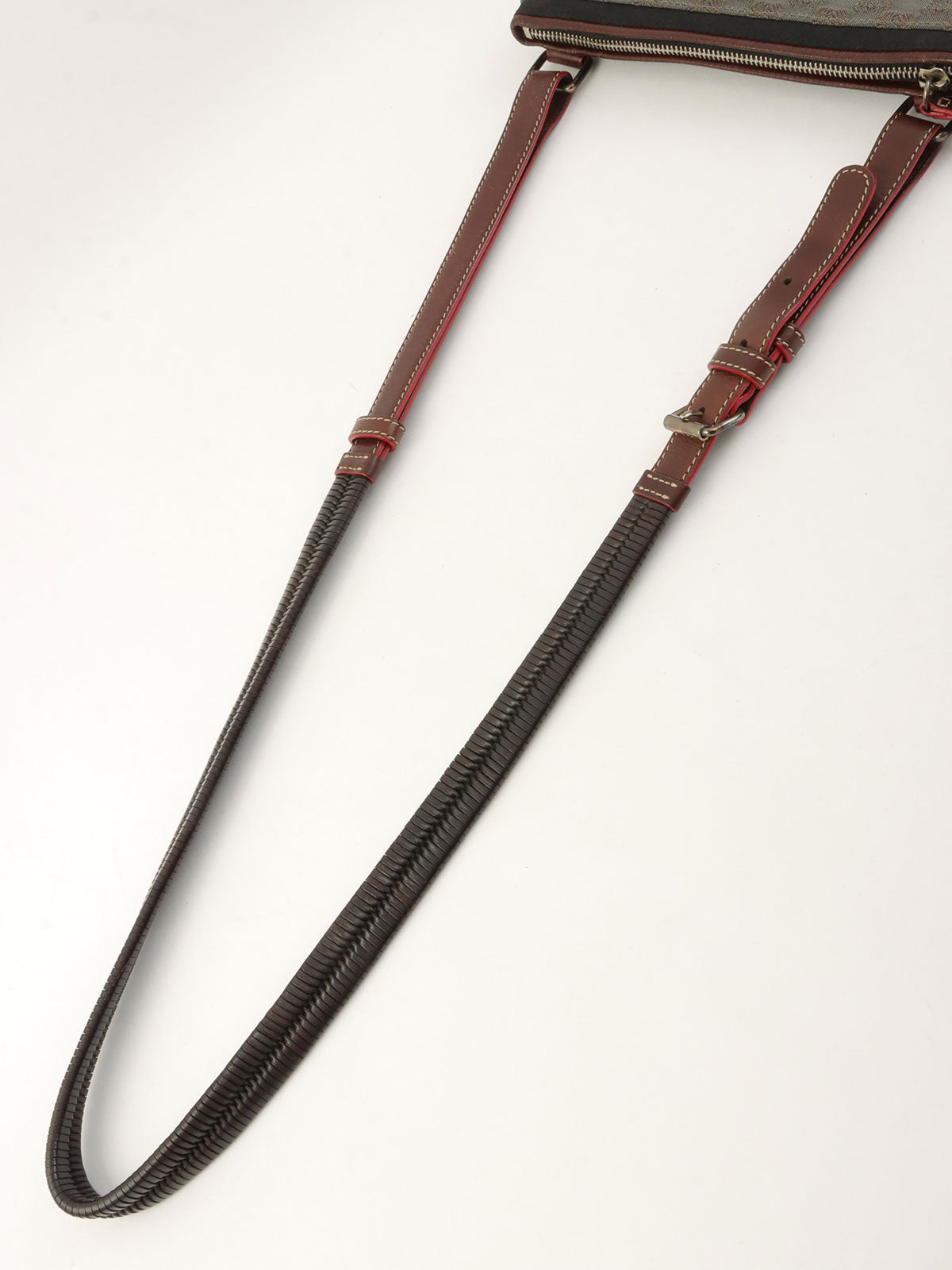 アナグラムパターンショルダーバッグ ブラック