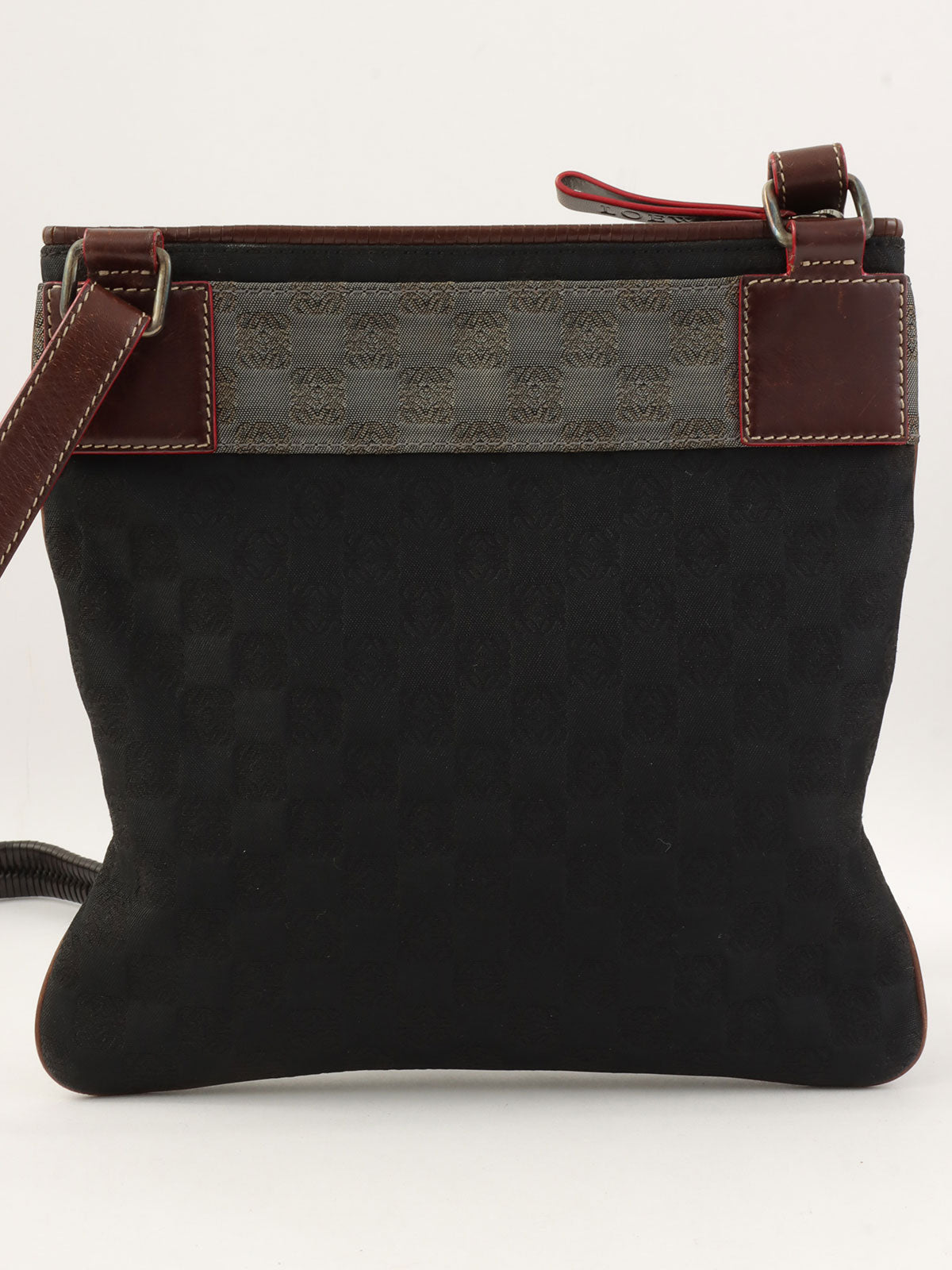 アナグラムパターンショルダーバッグ ブラック