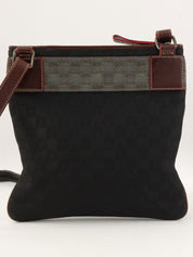 アナグラムパターンショルダーバッグ ブラック